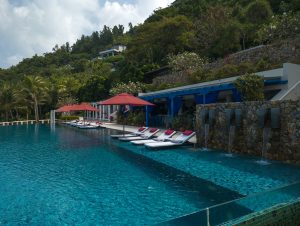 Une belle piscine chauffée 